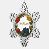 Emiliano Baby’s First Christmas Snowflake Ornament スノーフレークピューターオーナメント (右)