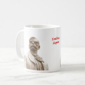 Emiliano Zapataのマグ コーヒーマグカップ (正面左)