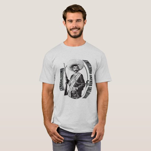 Emiliano Zapata Salazar Tシャツ (正面フル)