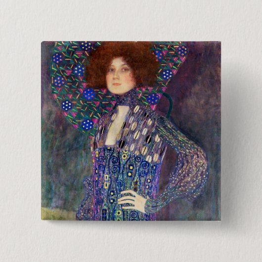 Emilie Floege 1902年 缶バッジ (正面)
