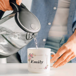 @Emily 名前入りマグカップ - 名前をカスタマイズできるコーヒーカップ マグカップ