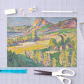 Emily Carrによるフランスの秋 薄葉紙 (クラフト)