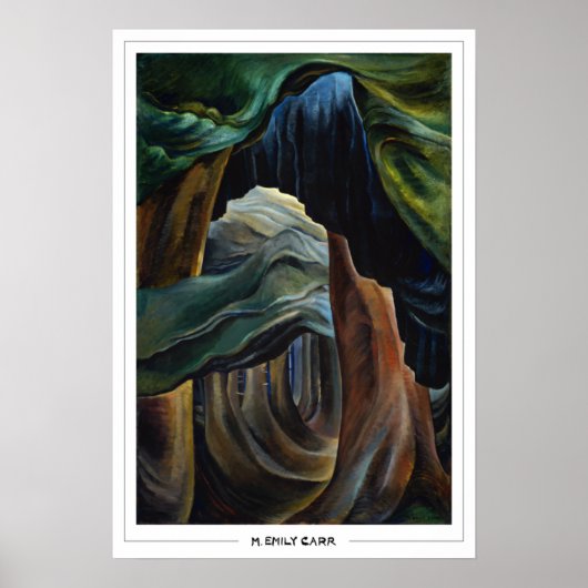 Emily Carr Zedign アートポスター #1 ポスター (正面)