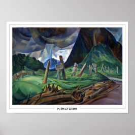 Emily Carr Zedign アートポスター #329 ポスター