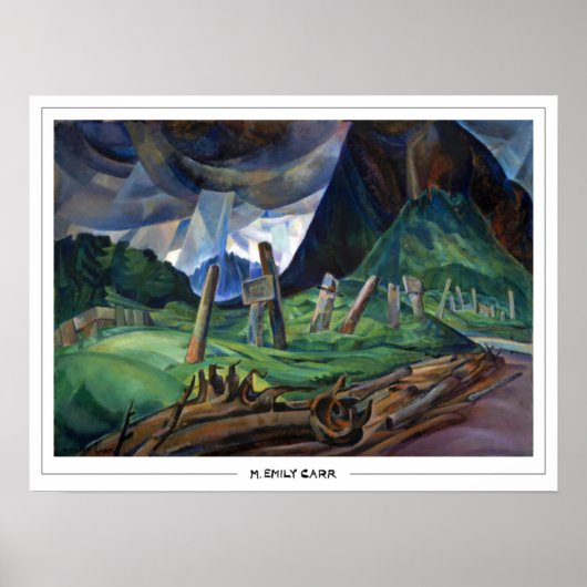 Emily Carr Zedign アートポスター #329 ポスター (正面)