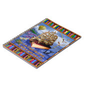 Emily Dickinson引用文を使用したブックシップ海シーン ノートブック (左側)