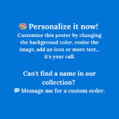 Emily Name Cloudカスタマイズ可能ポスター ポスター