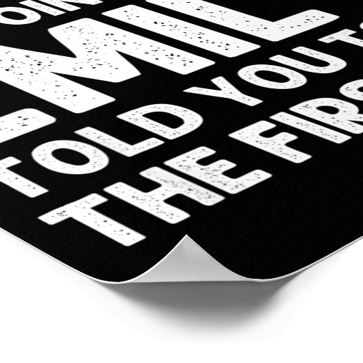 Emily Name D Birthday Funny Christmas Joke  ポスター (角)