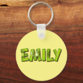 Emily Name Kiwi Design Schlüsselanhänger キーホルダー (正面)
