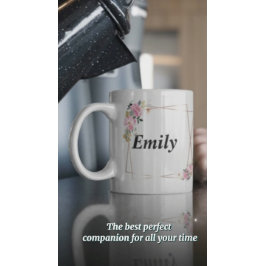 @Emily name Mug – Custom Coffee Cup with An マグカップ