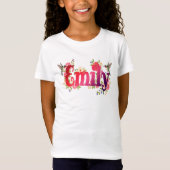 Emily - Personalised Shirt  - For Kids Tシャツ (正面)