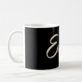 Emily white gold Handwriting Tasse Kaffeetasse コーヒーマグカップ (左)