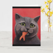 Emilysの金魚 カード (黄色い花)