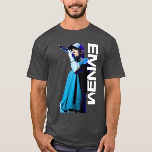 Eminem Mic Pose funny Tシャツ (正面)