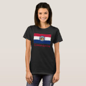 Eminence Missouri USA Flag Souvenir Tシャツ (正面フル)