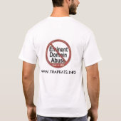 EMINENT DOMAIN 阻止 Tシャツ (裏面)