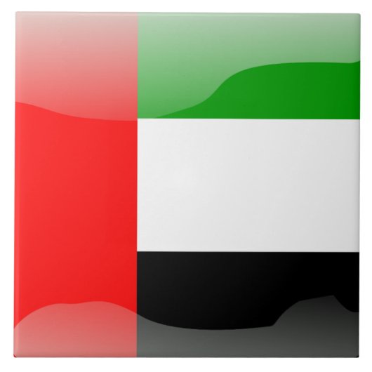 Emiratiの旗 タイル (正面)