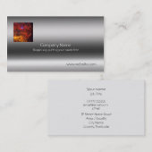 Emission Nebula in Puppias, Metallic-lookテンプレート 名刺 (正面/裏面)