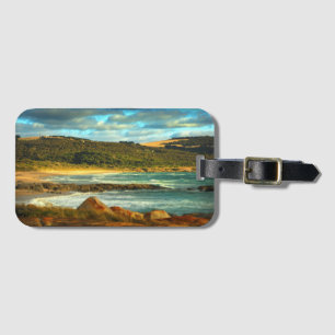 Emitaのビーチ のFlindersの島、タスマニア ラゲッジタグ
