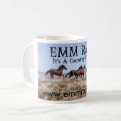 EMMの無線のコーヒー・マグ コーヒーマグカップ (正面左)