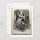 Emm主演の「ロミオとジュリエット」の広告 ポストカード (正面/裏面)