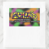 Emma56ステッカー 長方形シール (バッグ)