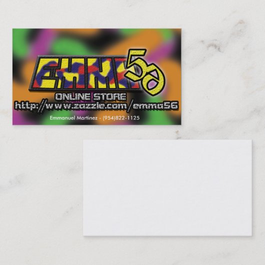 Emma56名刺 名刺 (正面/裏面)