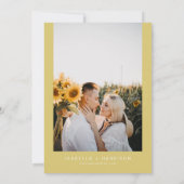 EMMA ラスティック ウォーターカラー ハイビスカス カントリー ウェディング 招待状 (裏面)