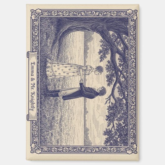 Emma and Mr. Knightley scene マグネット (正面)