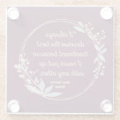 Emma By Jane Austen Quote II - Cute Style ガラスコースター (裏面)