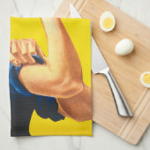 「EMMA Can DRY It」リベやる気を起こさせるッターのロージー キッチンタオル (四つ折り)