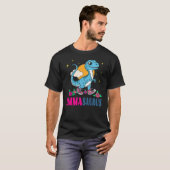 Emma EMMASAURUS Personalized Name Dino Dinosaur Bi Tシャツ (正面フル)