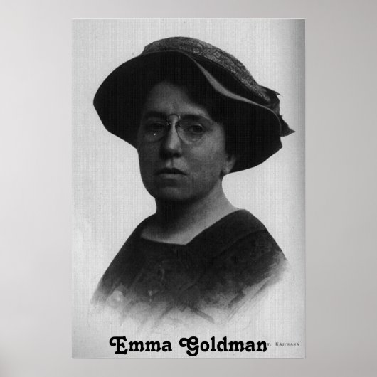 Emma Goldman poster ポスター (正面)