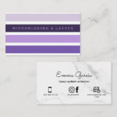 Emma Lashes 3.5インチx 2.0インチ名刺 名刺 (正面/裏面)