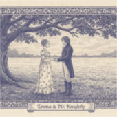 Emma & Mr. Knightley シール (正面)
