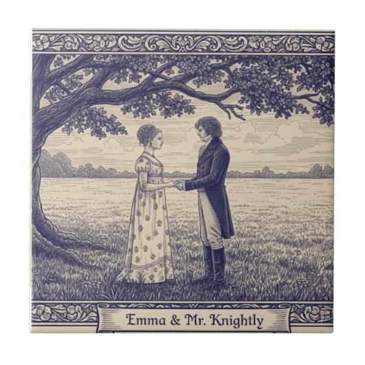 Emma & Mr. Knightley タイル (正面)