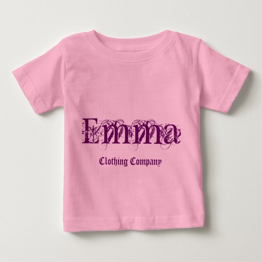 Emma Name Clothing Companyのベビーのワイシャツ ベビーTシャツ (正面)