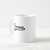 Emma name first last family gifts コーヒーマグカップ (正面左)