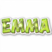 Emma Name Kiwi Design Aufkleber Sticker シール (正面)