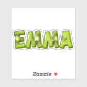 Emma Name Kiwi Design Aufkleber Sticker シール (シート)