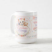 Emma Sincy ロゴ入りセラミックマグ コーヒーマグカップ (正面左)