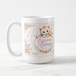Emma Sincy ロゴ入りセラミックマグ コーヒーマグカップ
