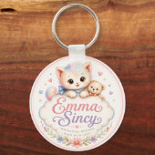Emma Sincy ロゴ キーリング (正面)