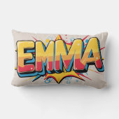 Emma with an explosion ランバークッション (裏面)