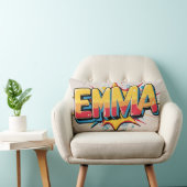 Emma with an explosion ランバークッション (椅子)