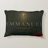 EMMANUEL | マタイによる福音書 1:23 キリスト教 アクセントクッション (裏面)