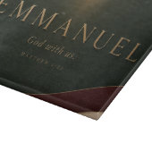 EMMANUEL | マタイによる福音書 1:23 キリスト教 カッティングボード (角)
