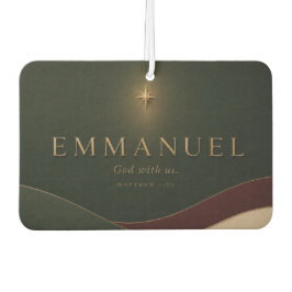 EMMANUEL | マタイによる福音書 1:23 キリスト教 カーエアーフレッシュナー