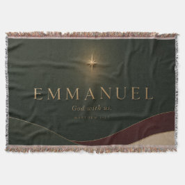 EMMANUEL | マタイによる福音書 1:23 キリスト教 スローブランケット
