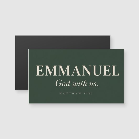 EMMANUEL | マタイによる福音書 1:23 | クリスマス (正面/裏面)